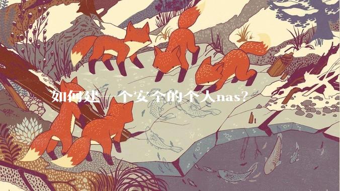 如何建一个安全的个人nas？