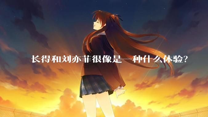 长得和刘亦菲很像是一种什么体验？